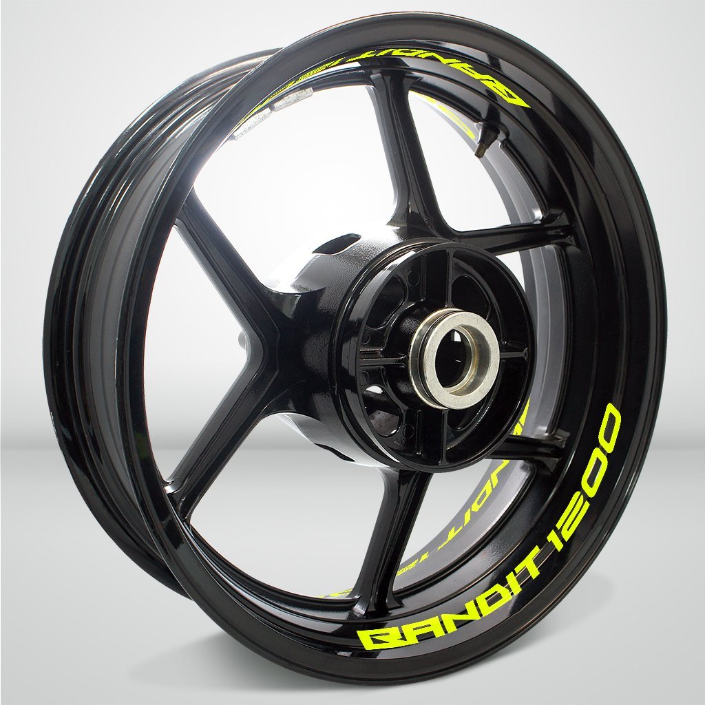 Dual Pack Inner Rim Tape Sticker Decal for Suzuki Bandit 1200 - Motorcycle stickers and decals