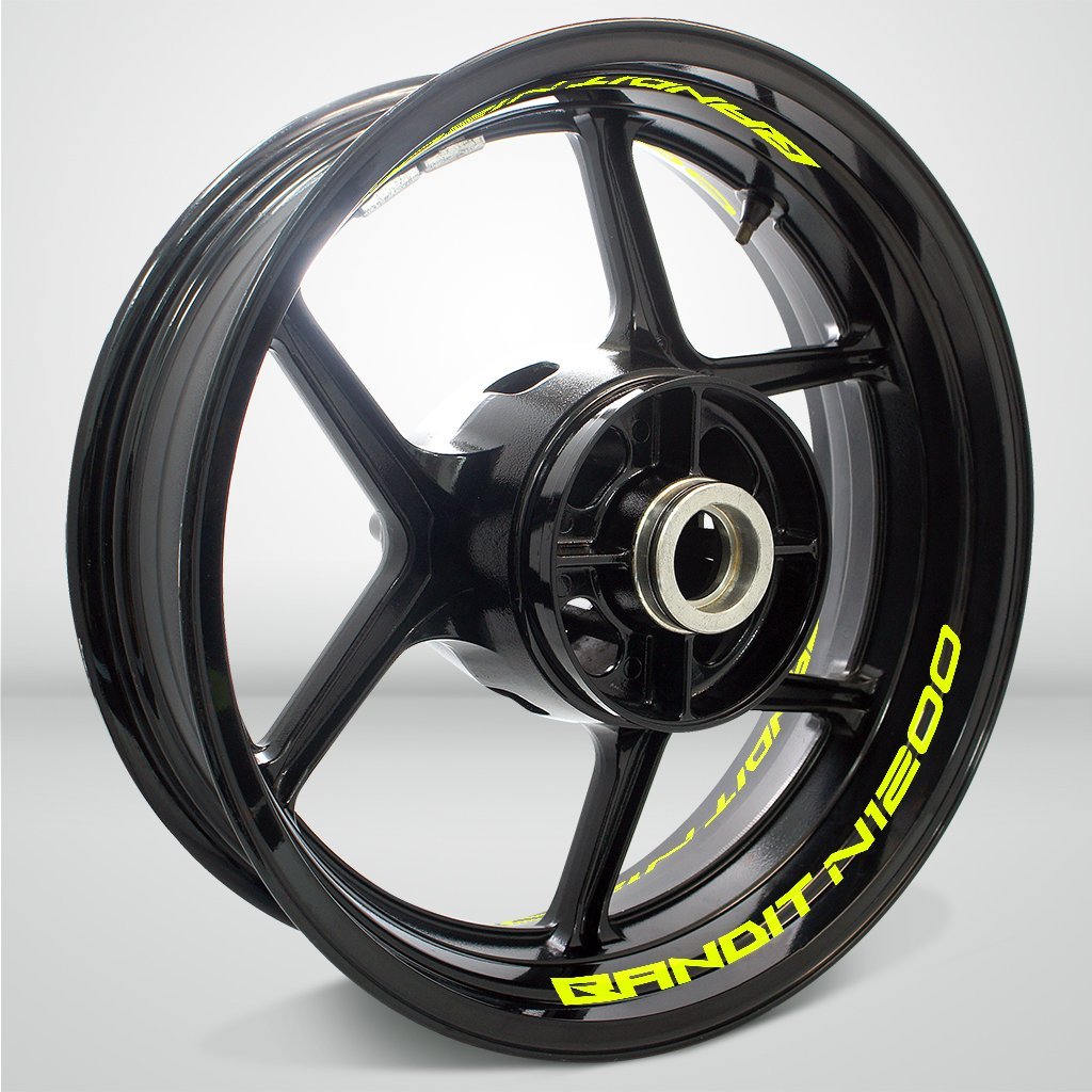 Dual Pack Inner Rim Tape Sticker Decal for Suzuki Bandit N1200 - Motorcycle stickers and decals