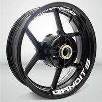 Dual Pack Inner Rim Tape Sticker Decal for Suzuki Bandit S - Motorcycle stickers and decals