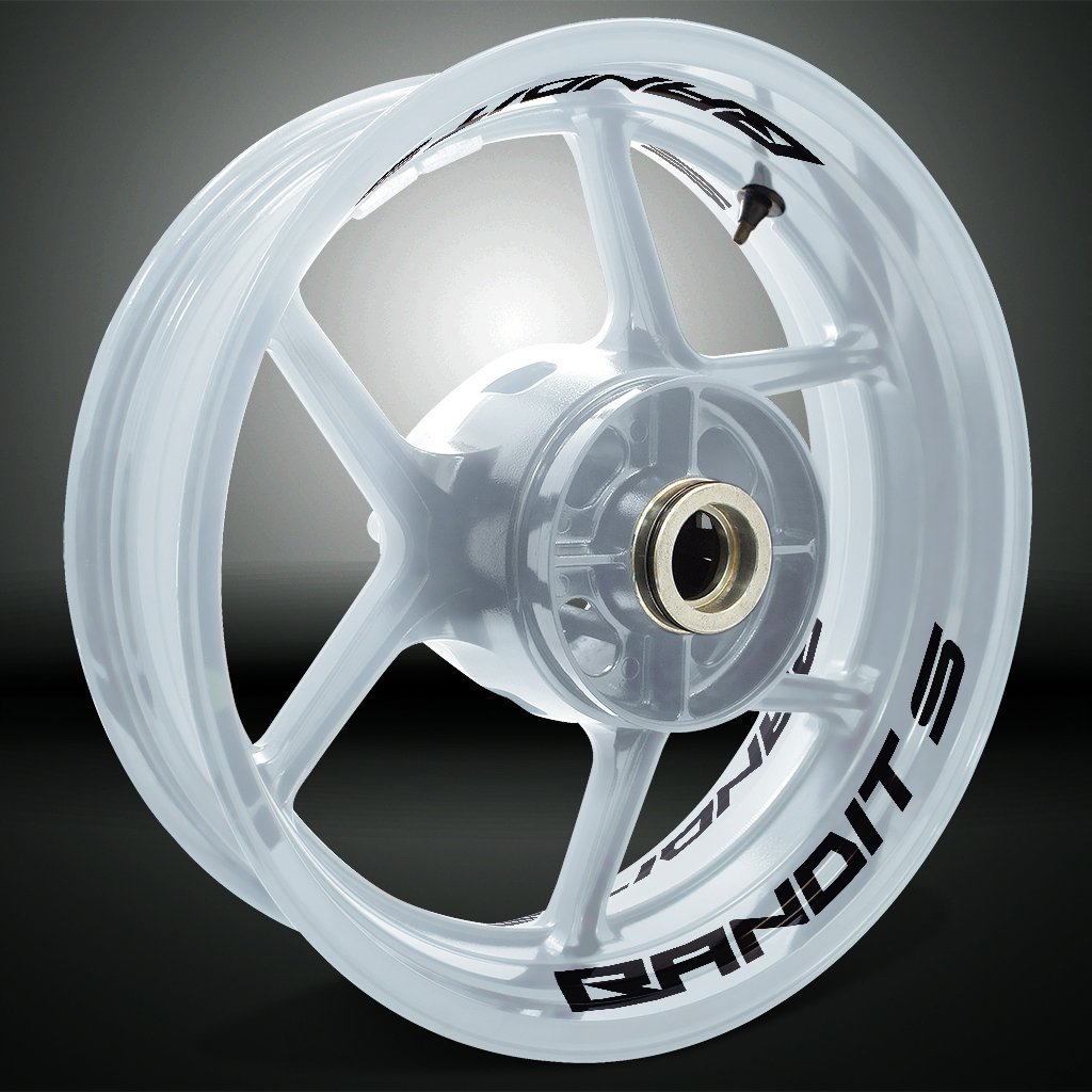 Dual Pack Inner Rim Tape Sticker Decal for Suzuki Bandit S - Motorcycle stickers and decals