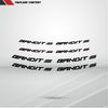 Dual Pack Inner Rim Tape Sticker Decal for Suzuki Bandit S - Motorcycle stickers and decals