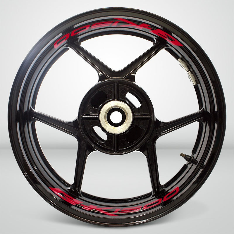 Dual Pack Inner Rim Tape Sticker Decal for Suzuki BK 1300 for B-King - Motorcycle stickers and decals