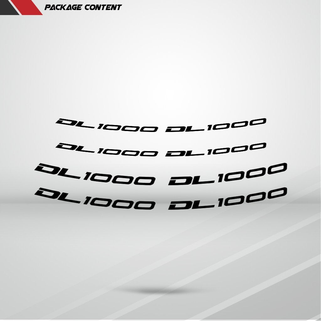 Dual Pack Inner Rim Tape Sticker Decal for Suzuki DL 1000 - Motorcycle stickers and decals