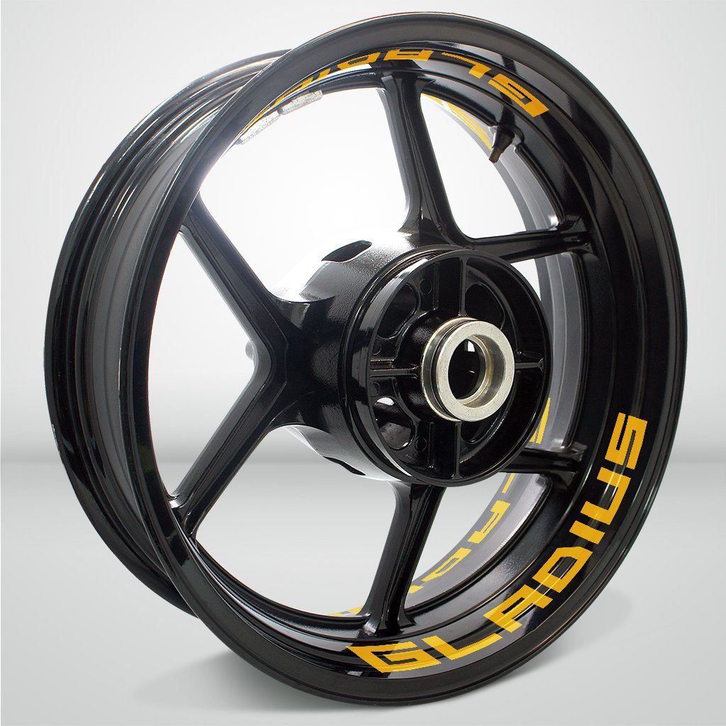 Dual Pack Inner Rim Tape Sticker Decal for Suzuki Gladius - Motorcycle stickers and decals