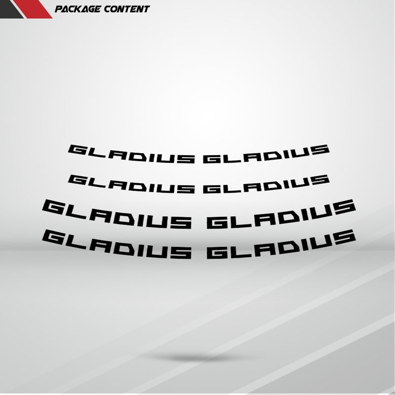 Dual Pack Inner Rim Tape Sticker Decal for Suzuki Gladius - Motorcycle stickers and decals