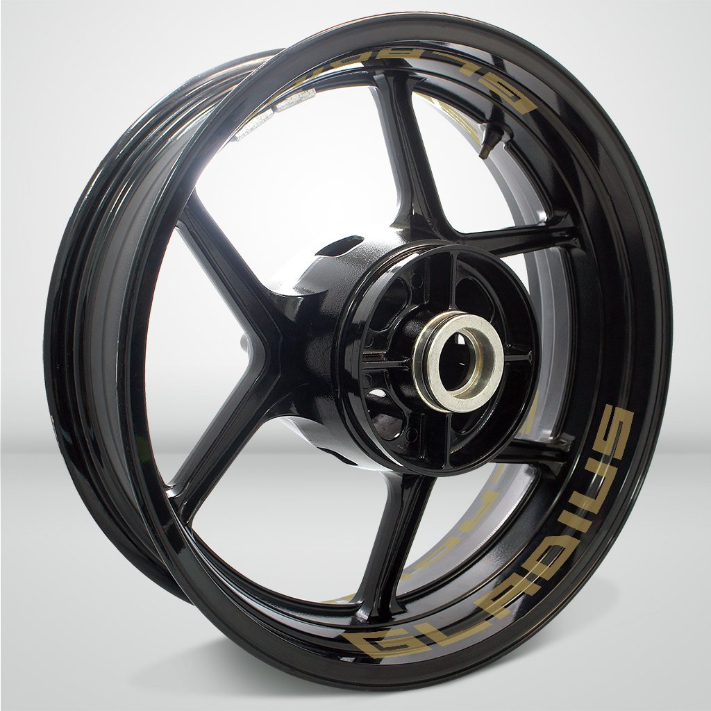 Dual Pack Inner Rim Tape Sticker Decal for Suzuki Gladius - Motorcycle stickers and decals