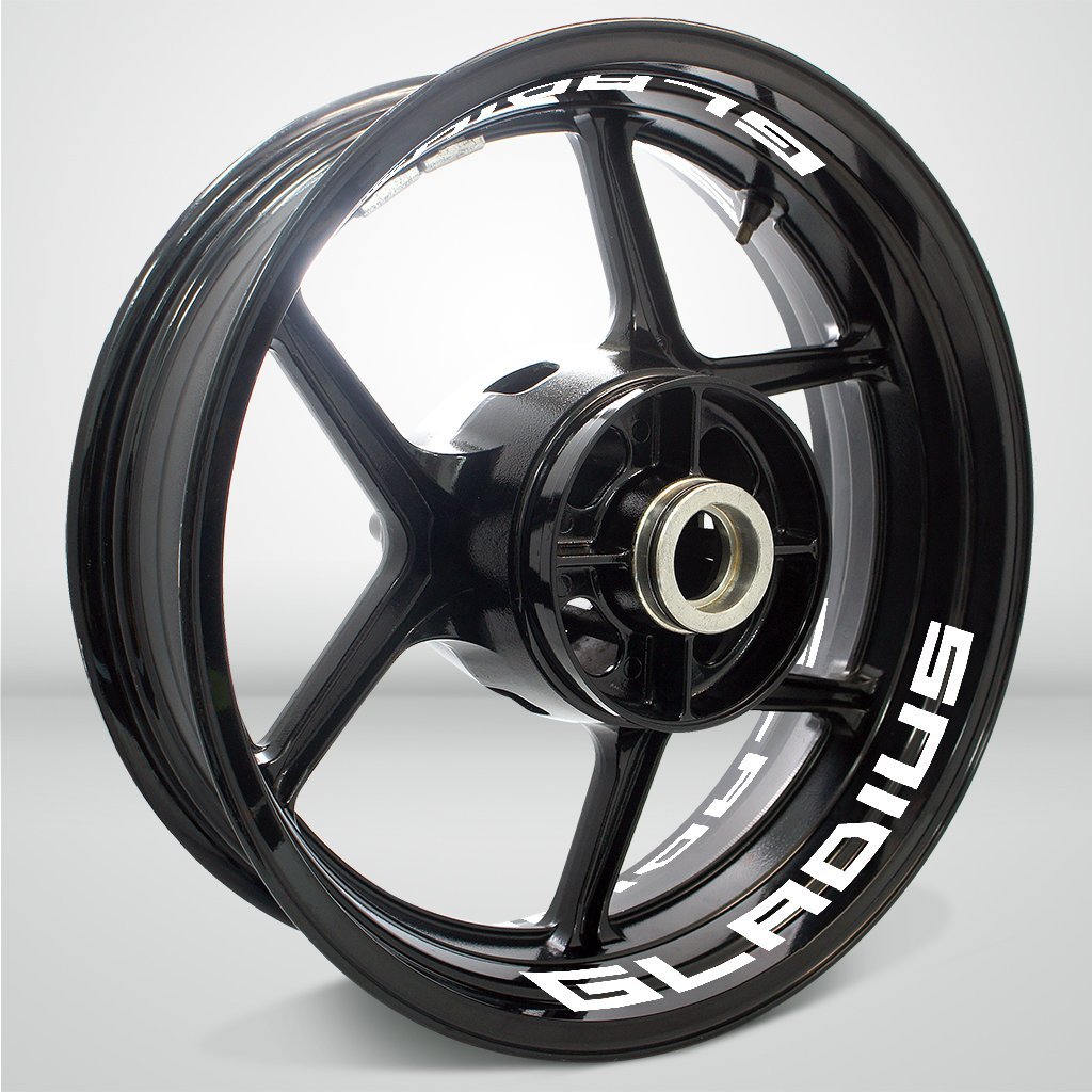 Dual Pack Inner Rim Tape Sticker Decal for Suzuki Gladius - Motorcycle stickers and decals