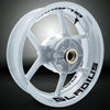 Dual Pack Inner Rim Tape Sticker Decal for Suzuki Gladius - Motorcycle stickers and decals