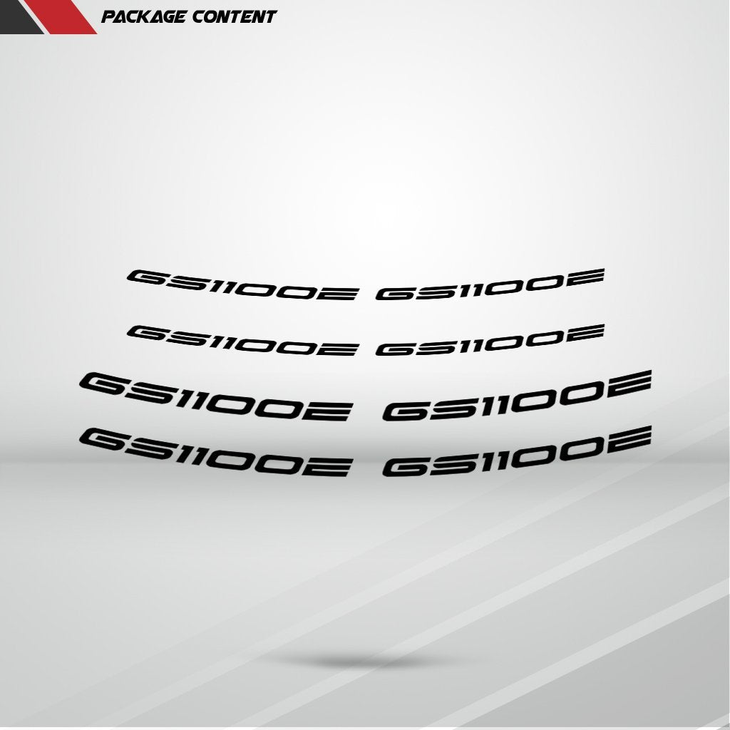 Dual Pack Inner Rim Tape Sticker Decal for Suzuki GS 1100E - Motorcycle stickers and decals