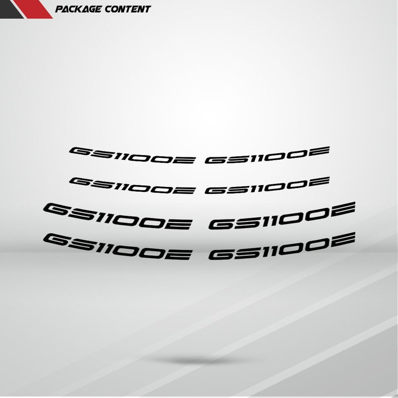 Dual Pack Inner Rim Tape Sticker Decal for Suzuki GS 1100E - Motorcycle stickers and decals