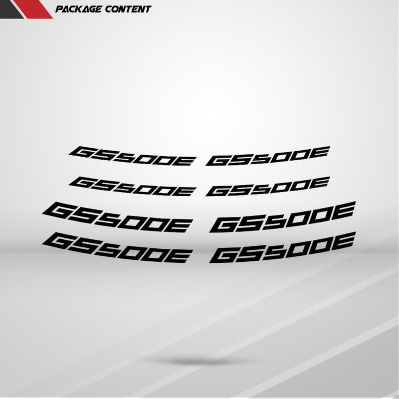 Dual Pack Inner Rim Tape Sticker Decal for Suzuki GS 500E - Motorcycle stickers and decals