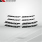 Dual Pack Inner Rim Tape Sticker Decal for Suzuki GS 500F - Stickman Vinyls