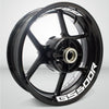 Dual Pack Inner Rim Tape Sticker Decal for Suzuki GS 500R - Motorcycle stickers and decals