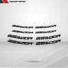 Dual Pack Inner Rim Tape Sticker Decal for Suzuki GS 500R - Motorcycle stickers and decals