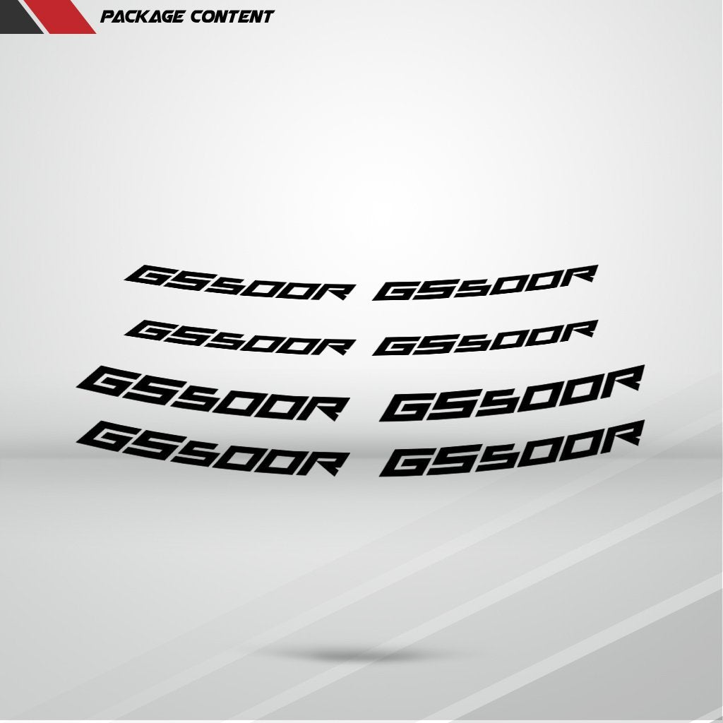 Dual Pack Inner Rim Tape Sticker Decal for Suzuki GS 500R - Motorcycle stickers and decals