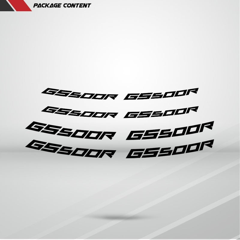 Dual Pack Inner Rim Tape Sticker Decal for Suzuki GS 500R - Motorcycle stickers and decals