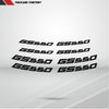 Dual Pack Inner Rim Tape Sticker Decal for Suzuki GS 550 - Motorcycle stickers and decals