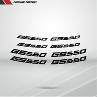 Dual Pack Inner Rim Tape Sticker Decal for Suzuki GS 550 - Motorcycle stickers and decals