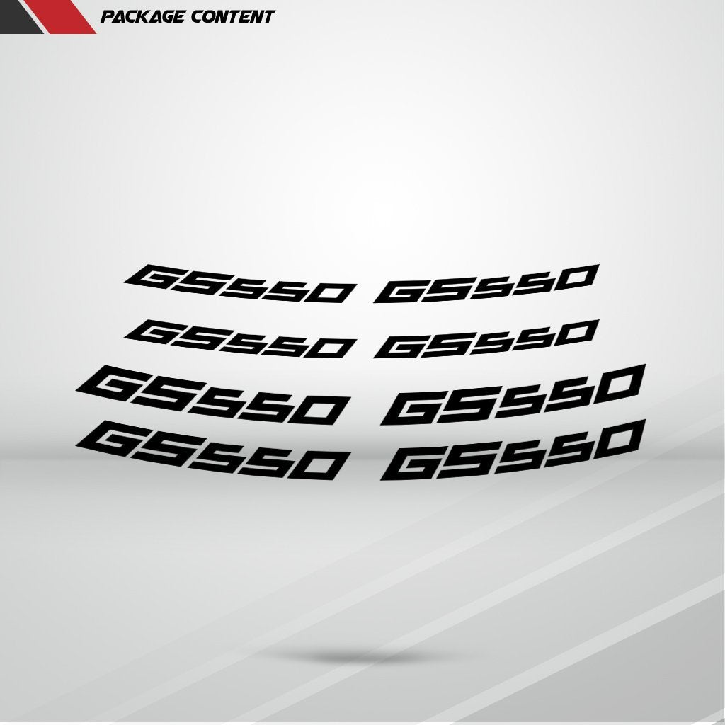 Dual Pack Inner Rim Tape Sticker Decal for Suzuki GS 550 - Motorcycle stickers and decals