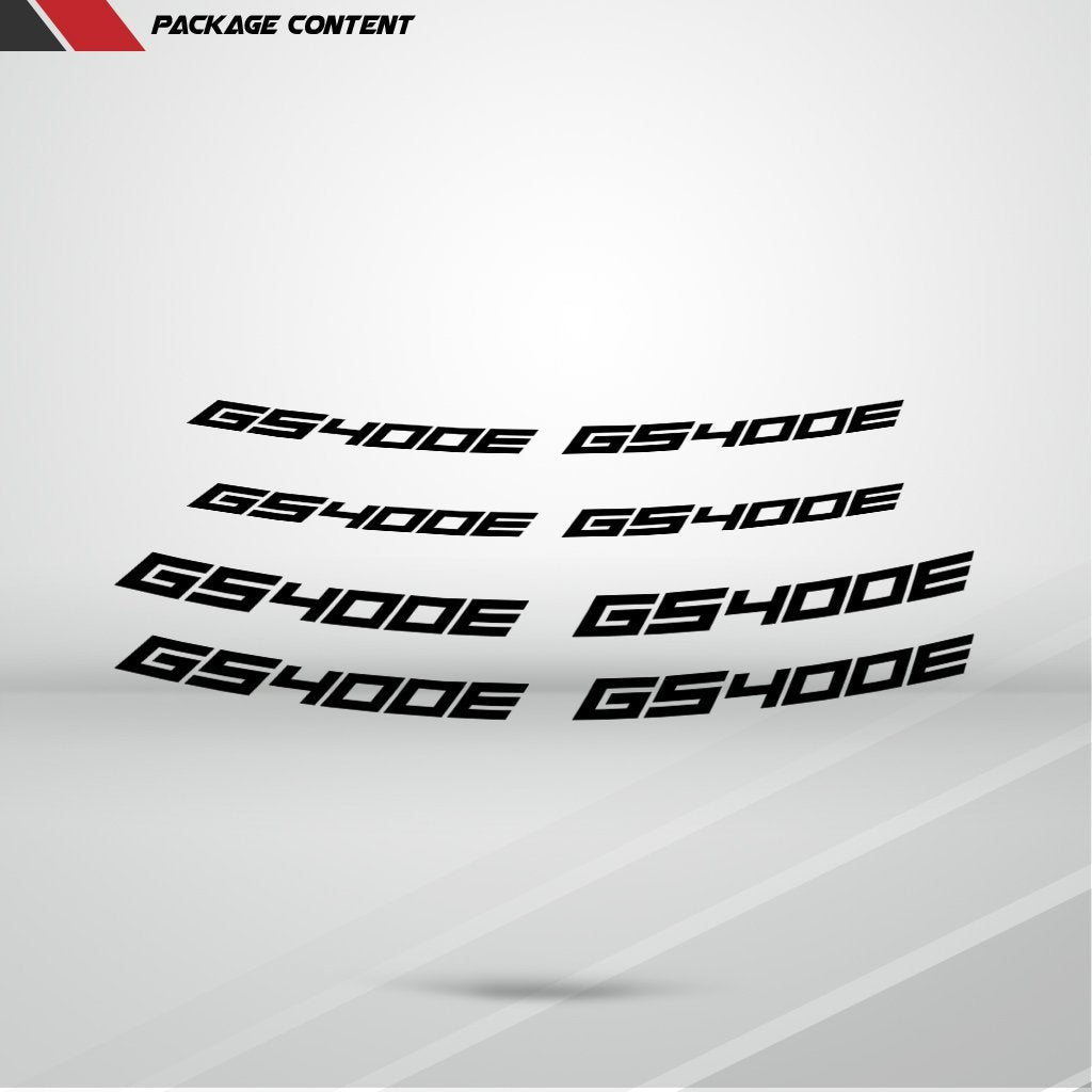 Dual Pack Inner Rim Tape Sticker Decal for Suzuki GS400E Slingshot - Motorcycle stickers and decals