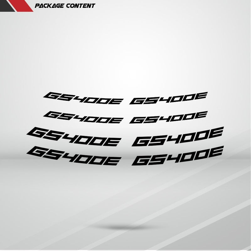 Dual Pack Inner Rim Tape Sticker Decal for Suzuki GS400E Slingshot - Motorcycle stickers and decals