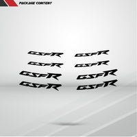 Dual Pack Inner Rim Tape Sticker Decal for Suzuki GSFR - Motorcycle stickers and decals