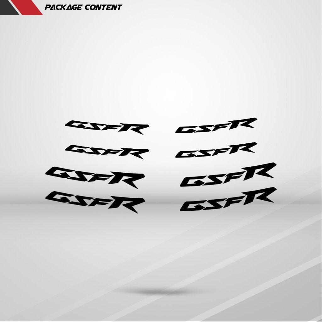 Dual Pack Inner Rim Tape Sticker Decal for Suzuki GSFR - Motorcycle stickers and decals
