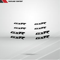 Dual Pack Inner Rim Tape Sticker Decal for Suzuki GSR - Motorcycle stickers and decals