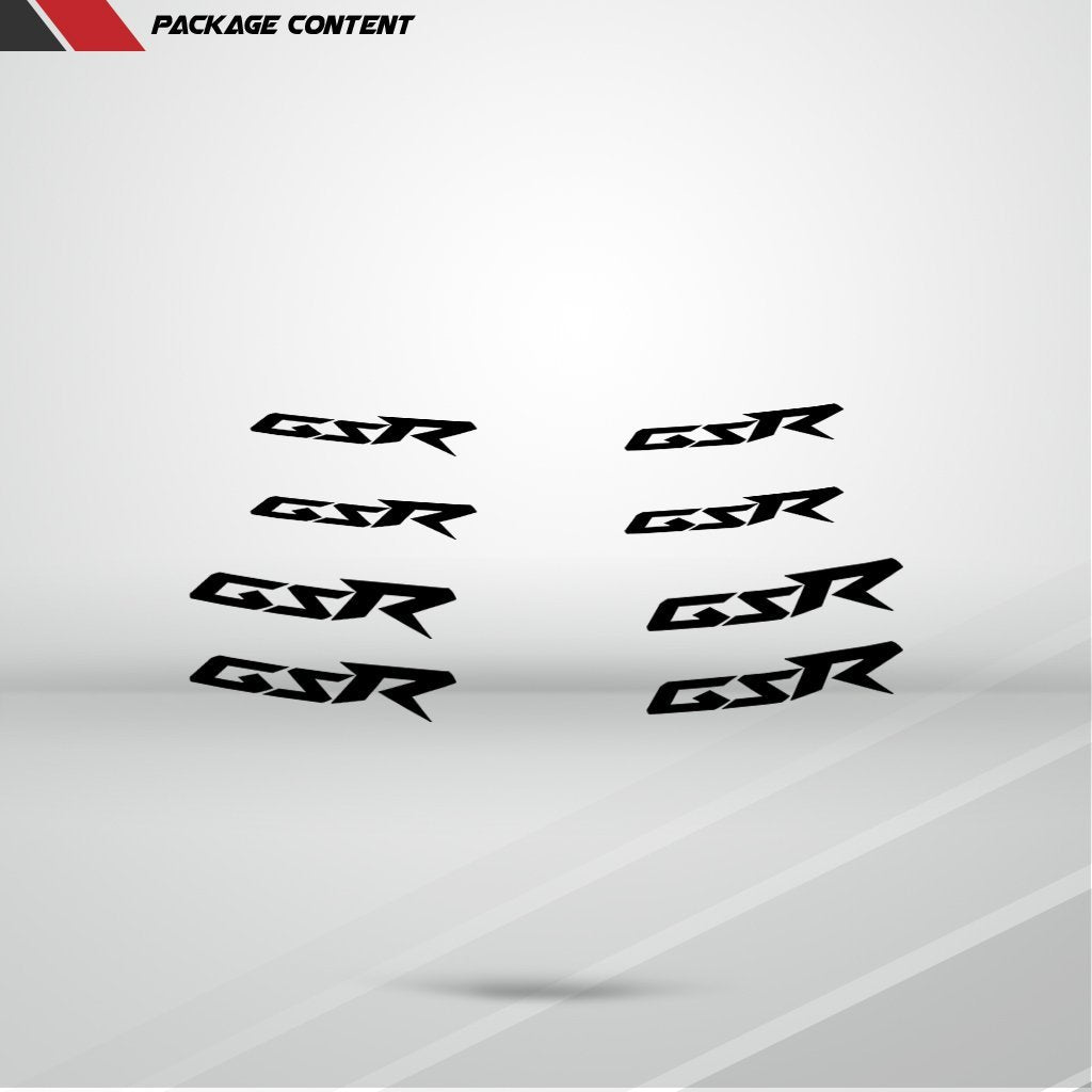 Dual Pack Inner Rim Tape Sticker Decal for Suzuki GSR - Motorcycle stickers and decals