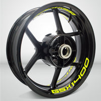 Dual Pack Inner Rim Tape Sticker Decal for Suzuki GSX 1400 - Motorcycle stickers and decals