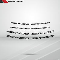 Dual Pack Inner Rim Tape Sticker Decal for Suzuki GSX 1400 - Motorcycle stickers and decals