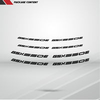 Dual Pack Inner Rim Tape Sticker Decal for Suzuki GSX 550E - Motorcycle stickers and decals