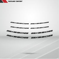 Dual Pack Inner Rim Tape Sticker Decal for Suzuki GSX 550ES - Motorcycle stickers and decals