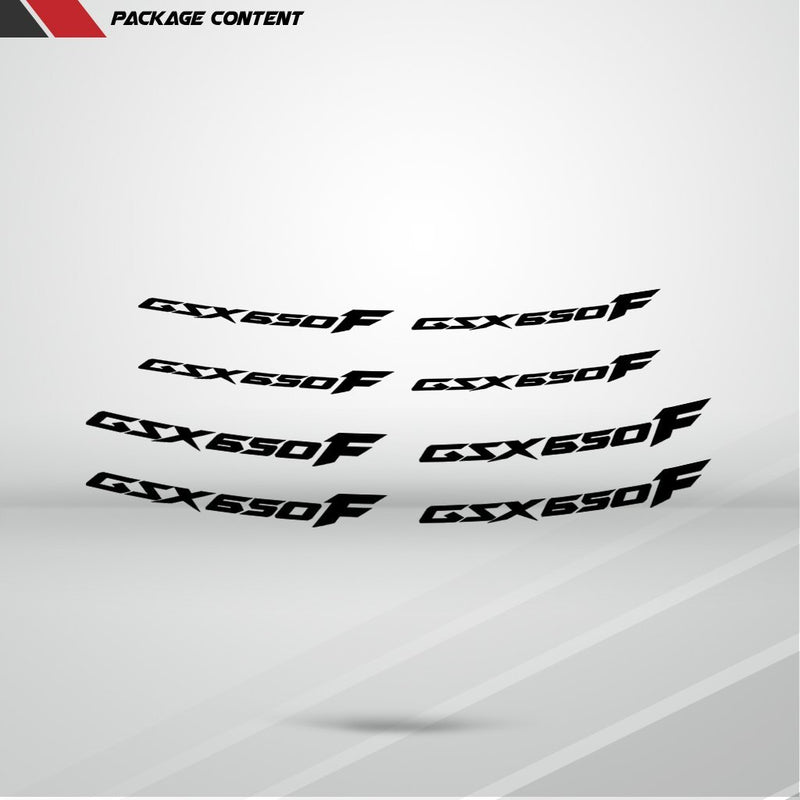 Dual Pack Inner Rim Tape Sticker Decal for Suzuki GSX 650F - Motorcycle stickers and decals