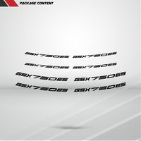 Dual Pack Inner Rim Tape Sticker Decal for Suzuki GSX 750ES - Motorcycle stickers and decals