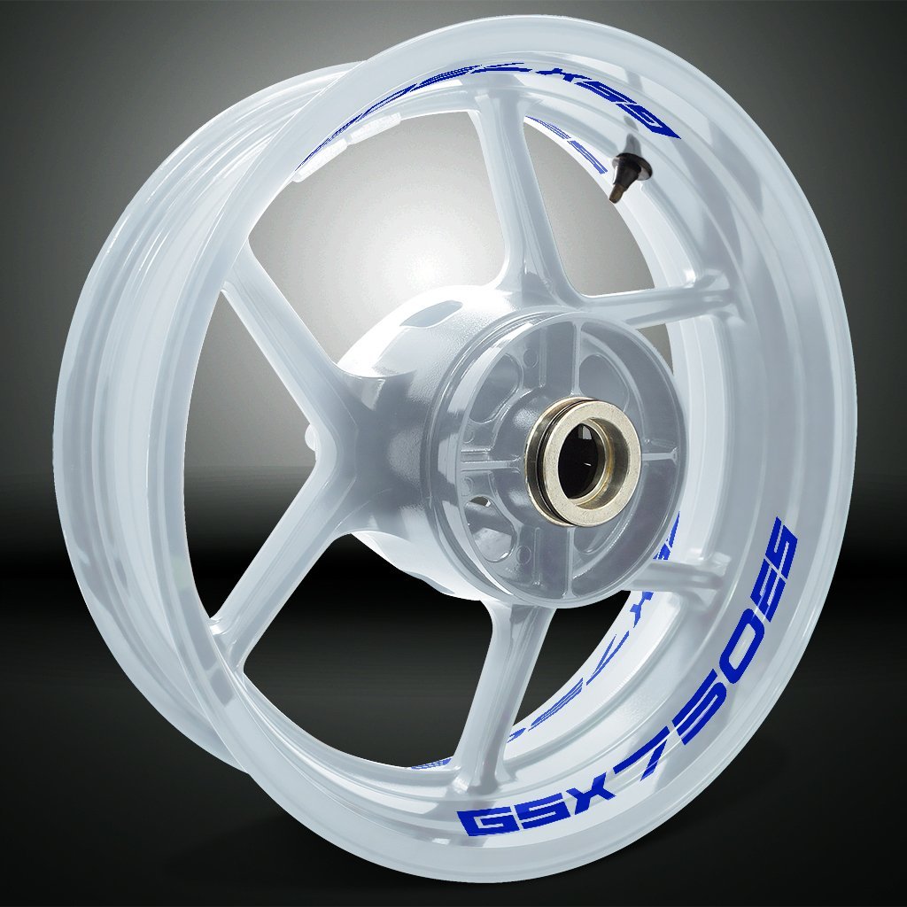 Dual Pack Inner Rim Tape Sticker Decal for Suzuki GSX 750ES - Motorcycle stickers and decals