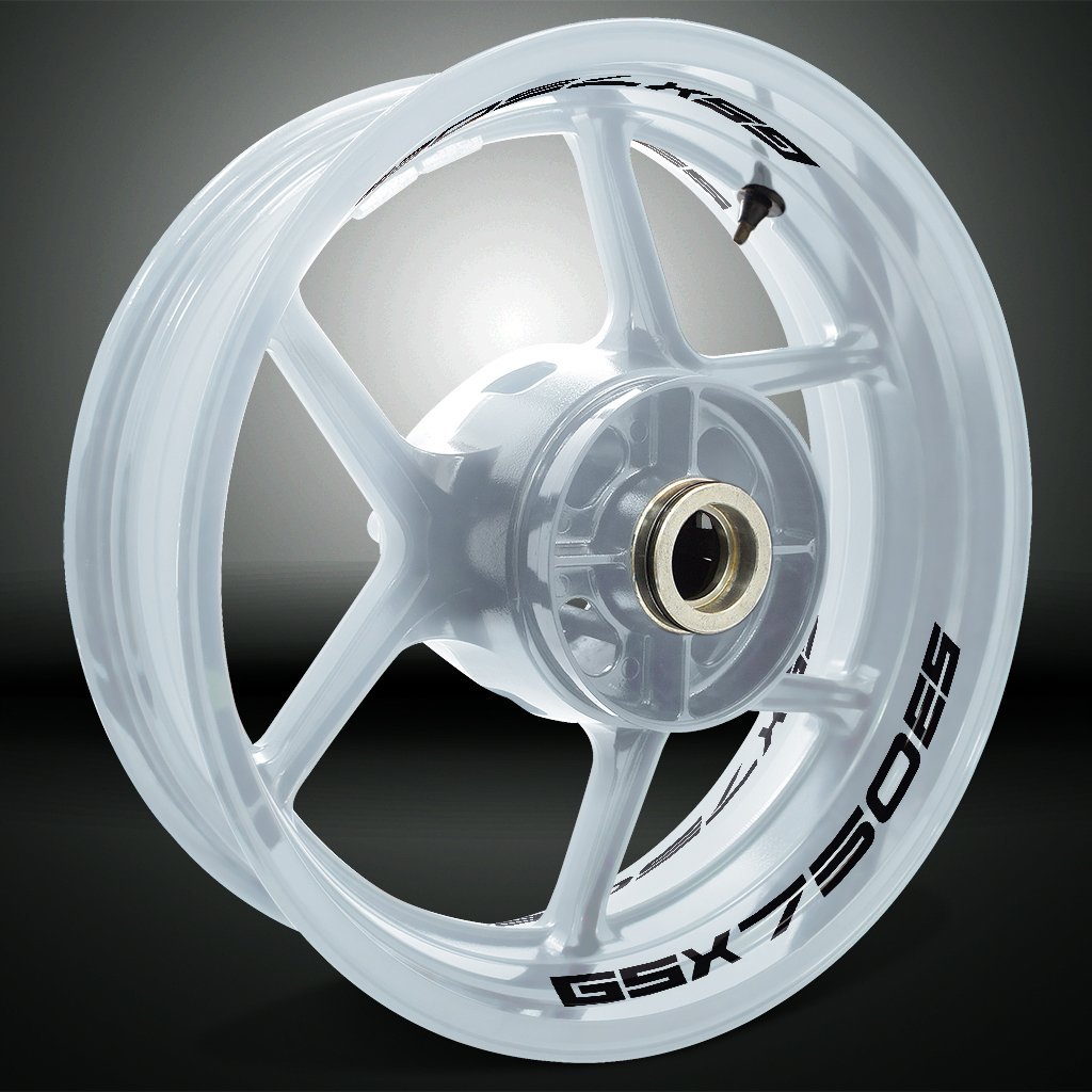 Dual Pack Inner Rim Tape Sticker Decal for Suzuki GSX 750ES - Motorcycle stickers and decals