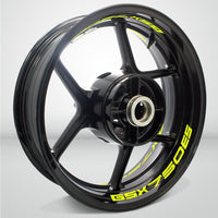 Dual Pack Inner Rim Tape Sticker Decal for Suzuki GSX 750ES - Motorcycle stickers and decals