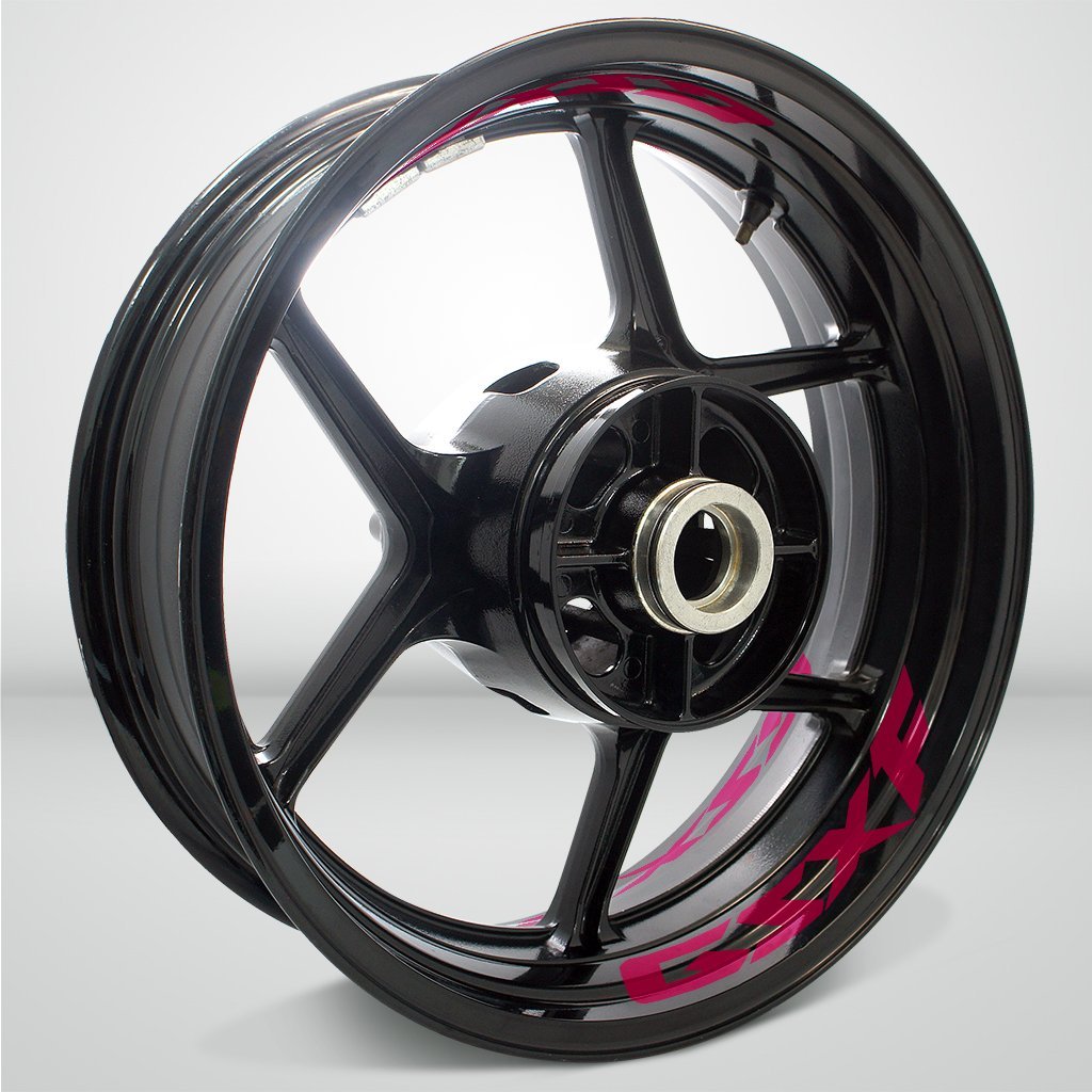 Dual Pack Inner Rim Tape Sticker Decal for Suzuki GSX F - Motorcycle stickers and decals