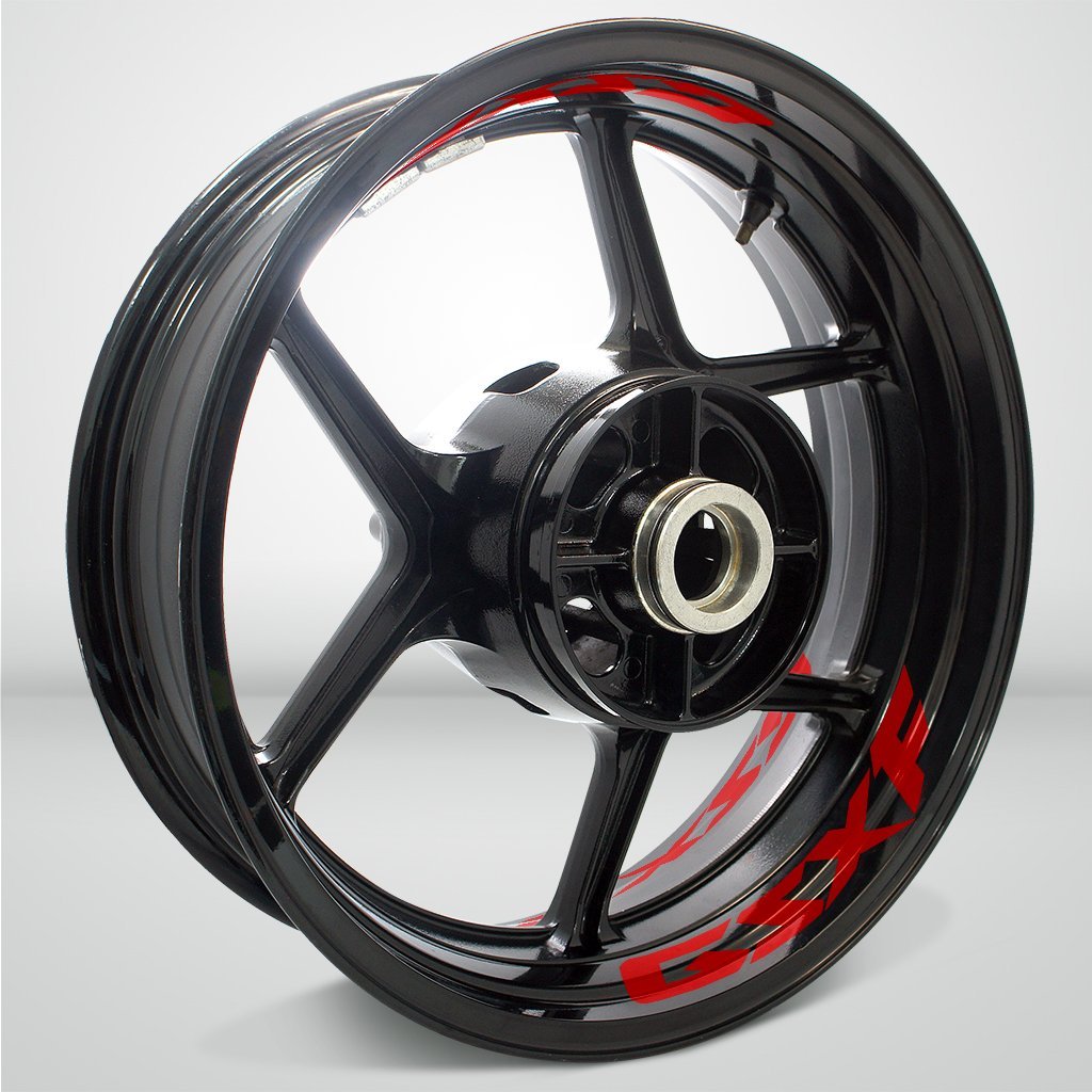 Dual Pack Inner Rim Tape Sticker Decal for Suzuki GSX F - Motorcycle stickers and decals