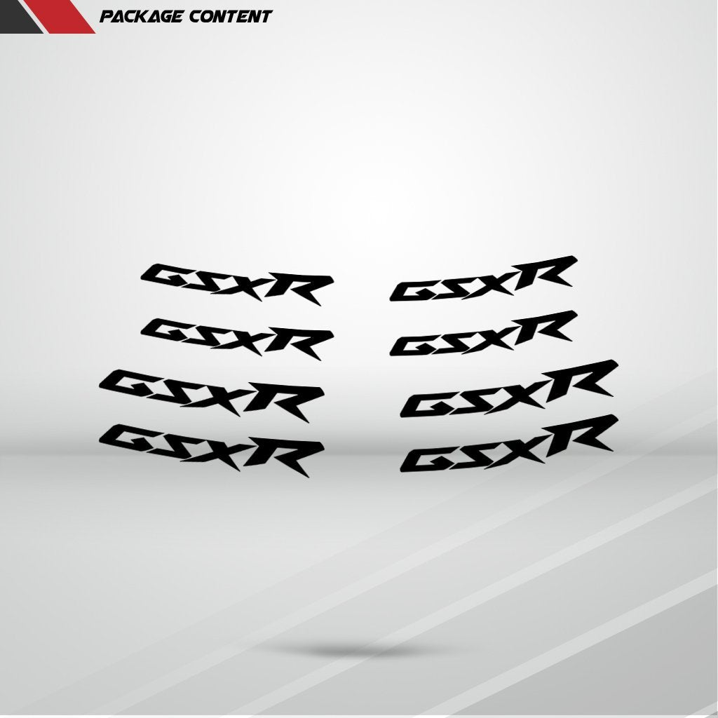 Dual Pack Inner Rim Tape Sticker Decal for Suzuki GSX R - Motorcycle stickers and decals