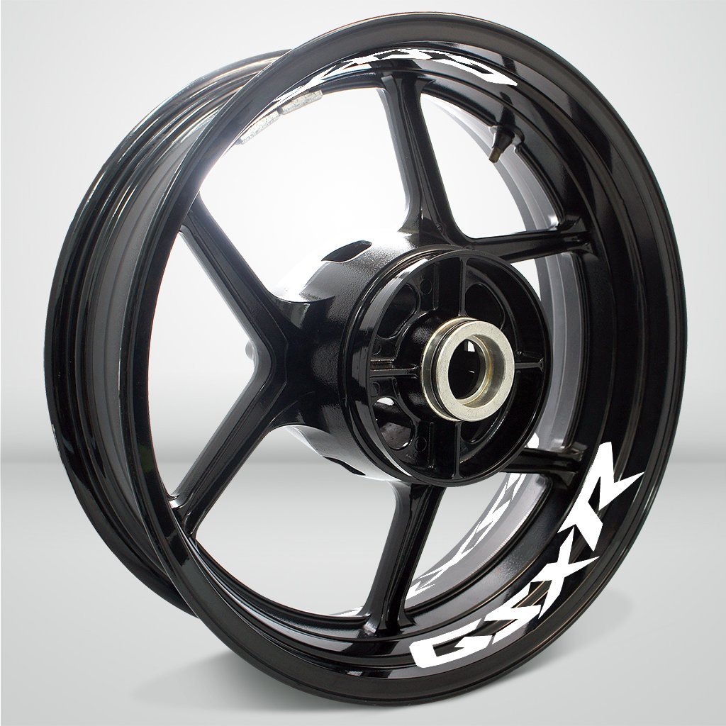 Dual Pack Inner Rim Tape Sticker Decal for Suzuki GSX R - Motorcycle stickers and decals