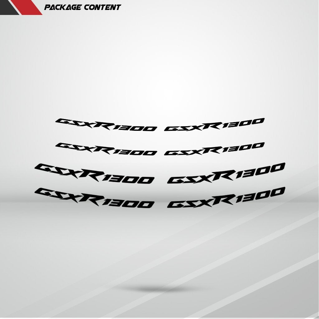 Dual Pack Inner Rim Tape Sticker Decal for Suzuki GSXR 1300 Hayabusa - Motorcycle stickers and decals