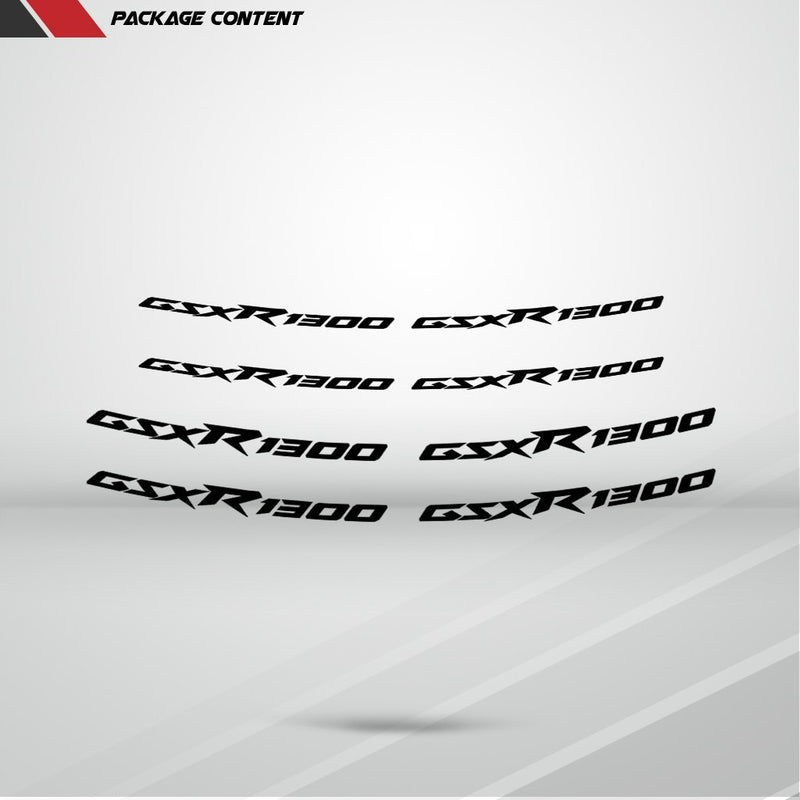 Dual Pack Inner Rim Tape Sticker Decal for Suzuki GSXR 1300 Hayabusa - Motorcycle stickers and decals