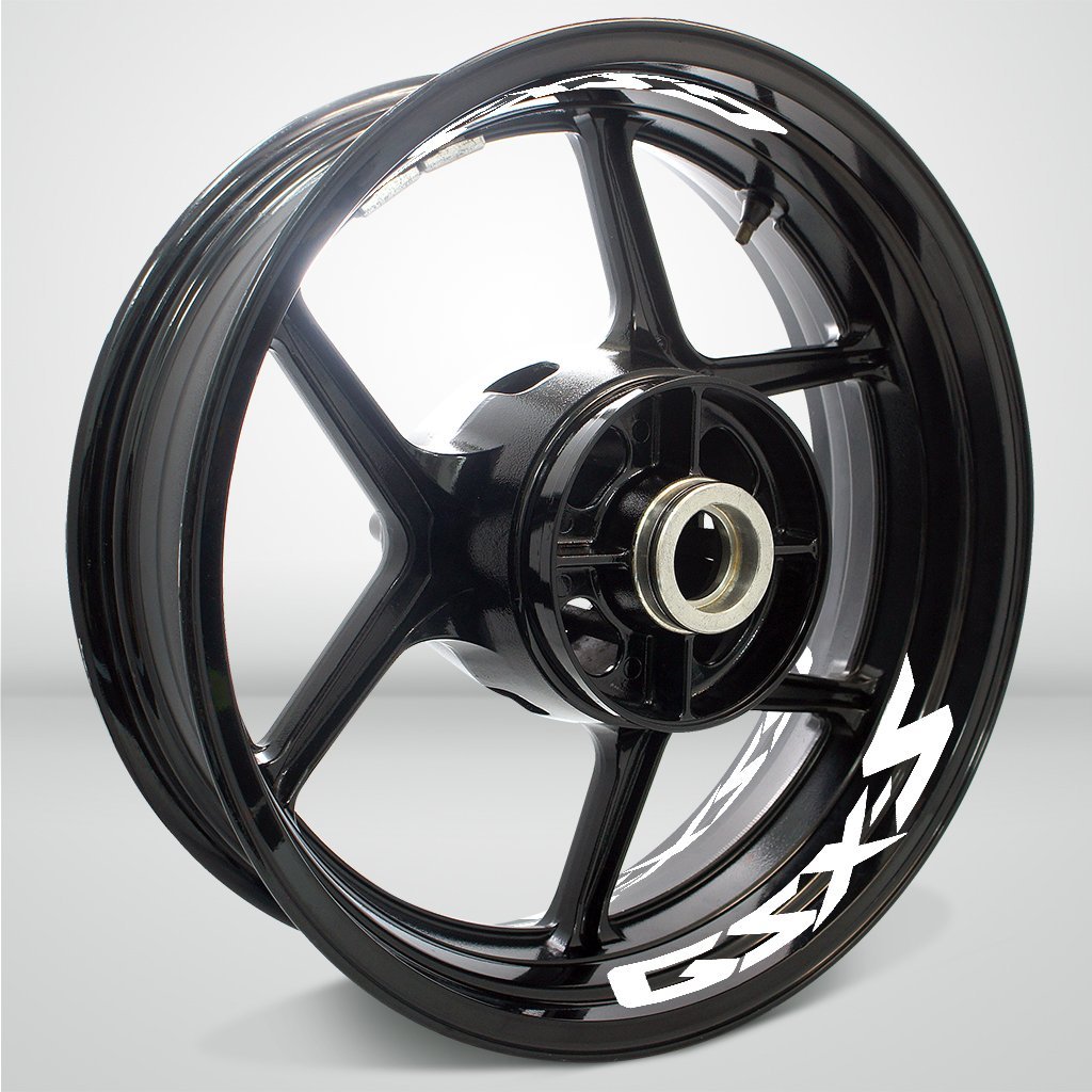 Dual Pack Inner Rim Tape Sticker Decal for Suzuki GSXS - Motorcycle stickers and decals