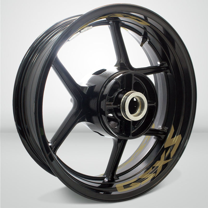 Dual Pack Inner Rim Tape Sticker Decal for Suzuki GSXS - Motorcycle stickers and decals