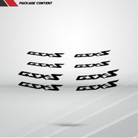 Dual Pack Inner Rim Tape Sticker Decal for Suzuki GSXS - Motorcycle stickers and decals