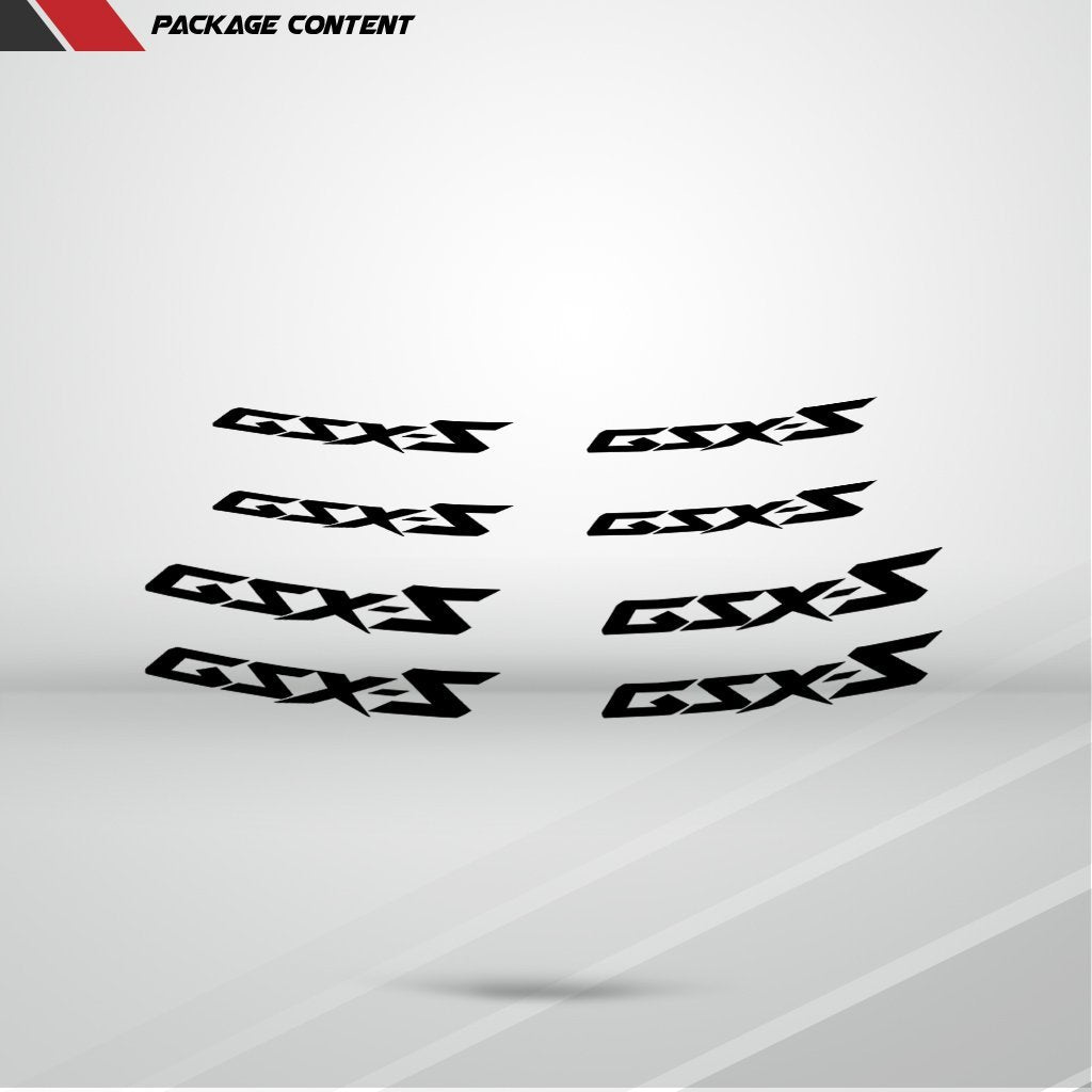 Dual Pack Inner Rim Tape Sticker Decal for Suzuki GSXS - Motorcycle stickers and decals