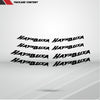 Dual Pack Inner Rim Tape Sticker Decal for Suzuki Hayabusa - Motorcycle stickers and decals