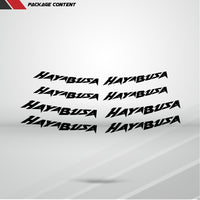 Dual Pack Inner Rim Tape Sticker Decal for Suzuki Hayabusa - Motorcycle stickers and decals